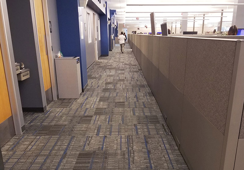 Carpet installed by InteriorWorx Commercial Flooring