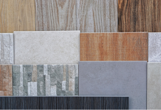 Many types of commercial flooring products